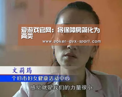 爱游戏官网:将保障房简化为两类(图3) 爱游戏官网